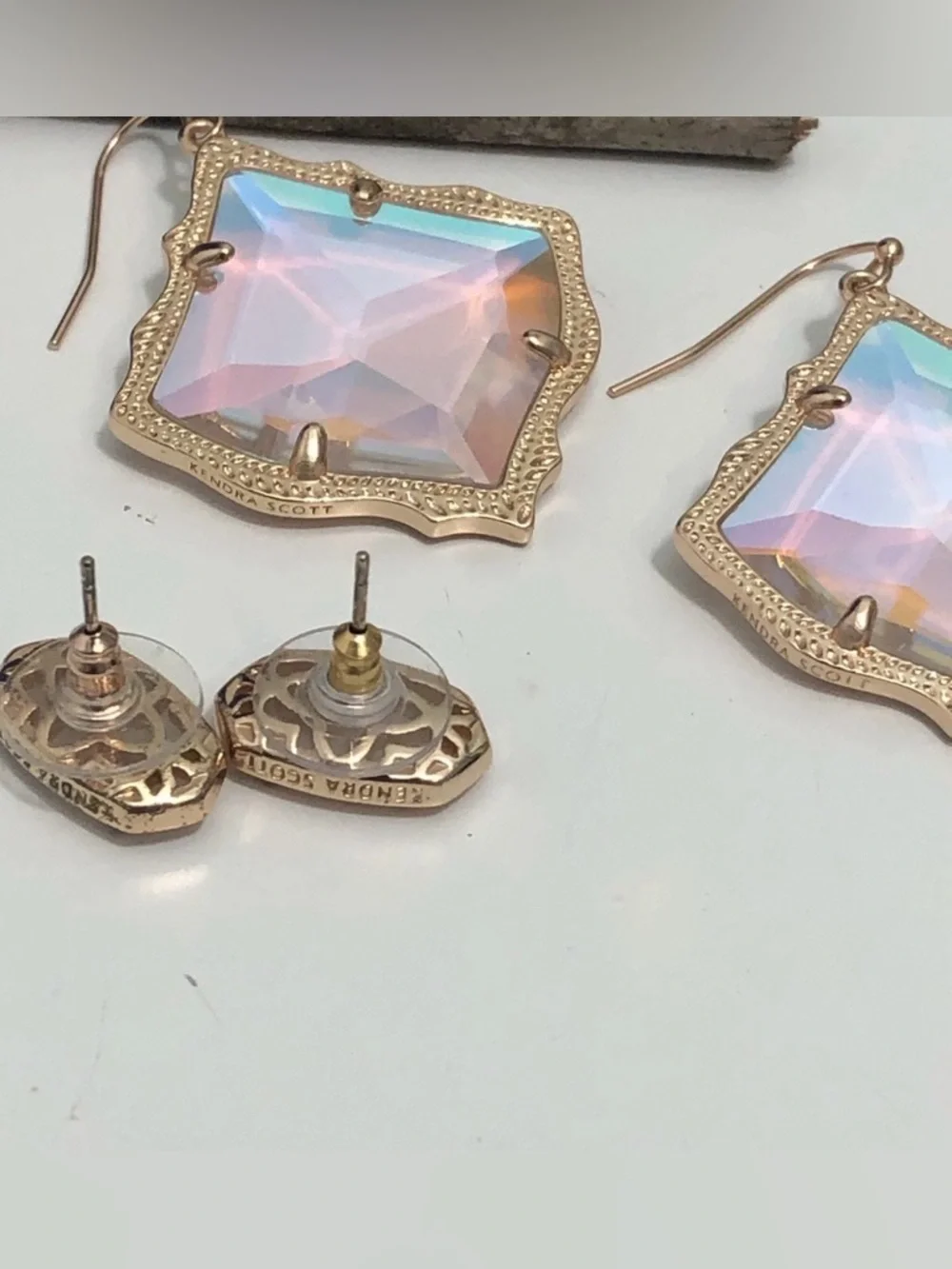 Kendra Scott Lot Of 2 Pair Of Earrings - Picture 3 of 7